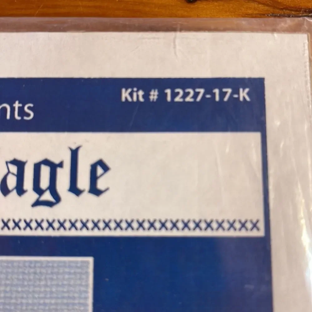 Counted Cross Stitch Jeanette Crews American Bald Eagle New Unopened